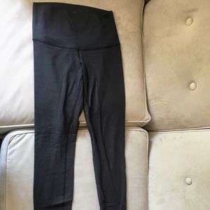 Black lululemon high waisted leggings
